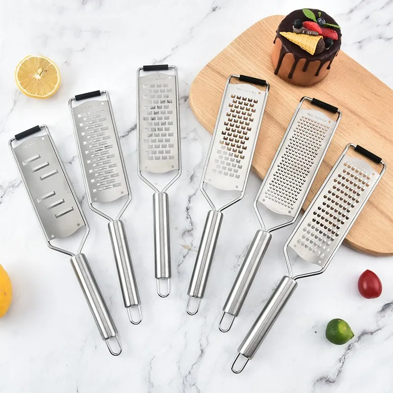 

Multipurpose Stainless Steel Cheese Planer Cucumber Carrot Potato Hand Planer Garlic Mustard Tool Vegetable Salad Pasta Tool