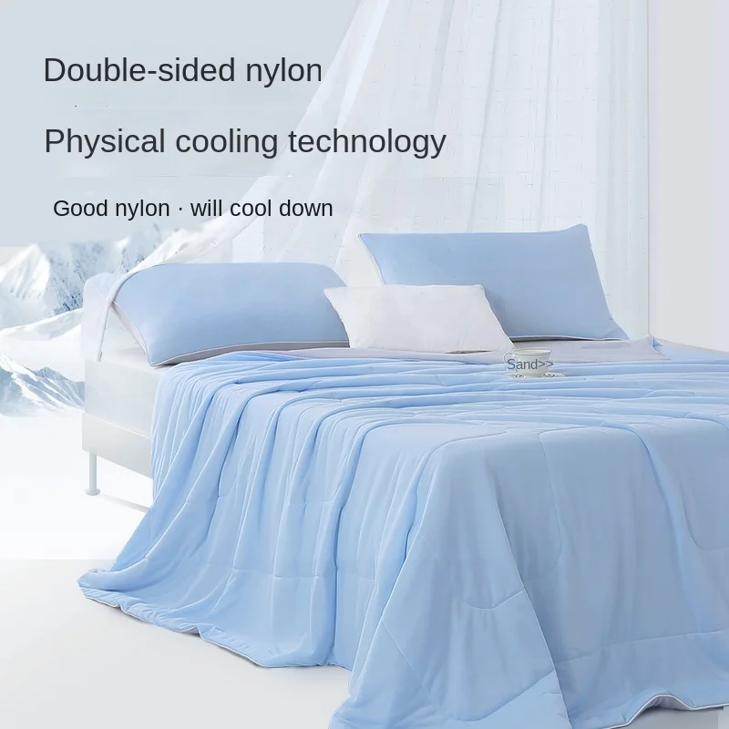 

TAIHI Summer Quilt Blanket Cotton Fiber Cooling Antibacterial Machine Washable Comfortable Breathable Family Big Size Bedding