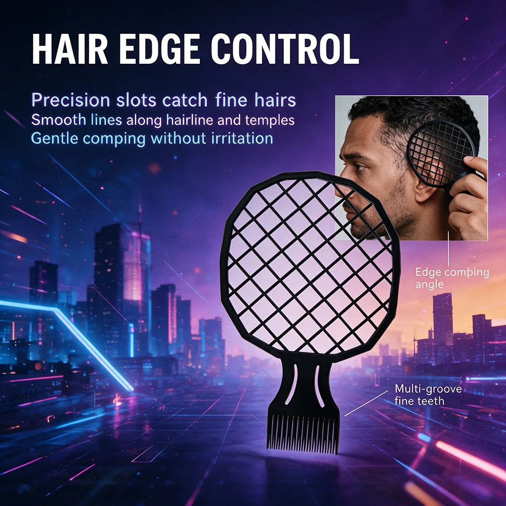 14‑Pack Curl Care Styling Kit, 4Pcs Curl Defining Brushes With 10Pcs Styling Combs, Anti Pull Textured Hair Grooming Tools For Defining And Separating Curls, For Curly Coily Hair Home And Salon Daily Hairstyle Making