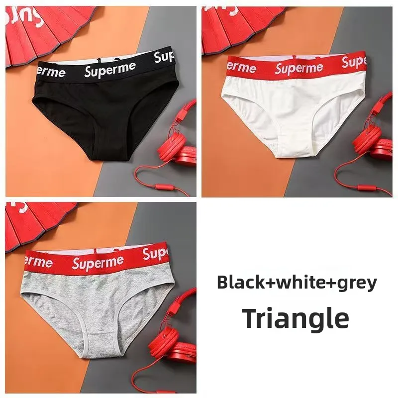 ملابس داخلية نسائية كلاسيكية على الموضة الأوروبية والأمريكية ملابس داخلية نسائية من القطن الخالص مثيرة تسمح بمرور الهواء #2