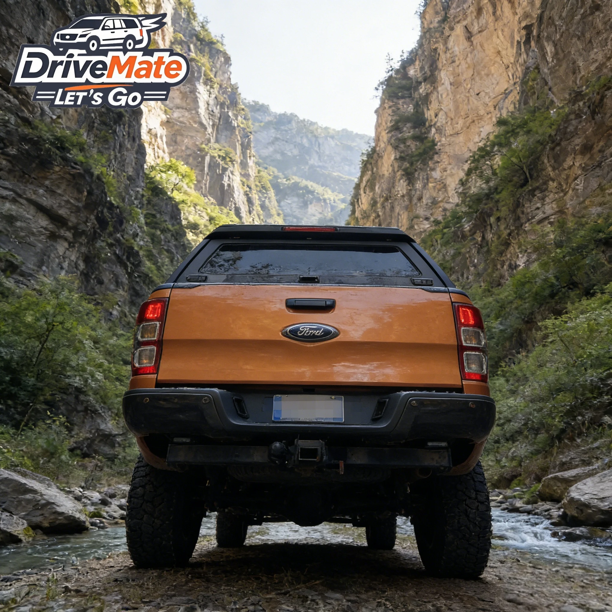 

FOR FORD RANGER 2023+ Aluminum Alloy Corrosion Resistant Leak-Proof Hard Type Tonneau Cover with Locking No Drilling