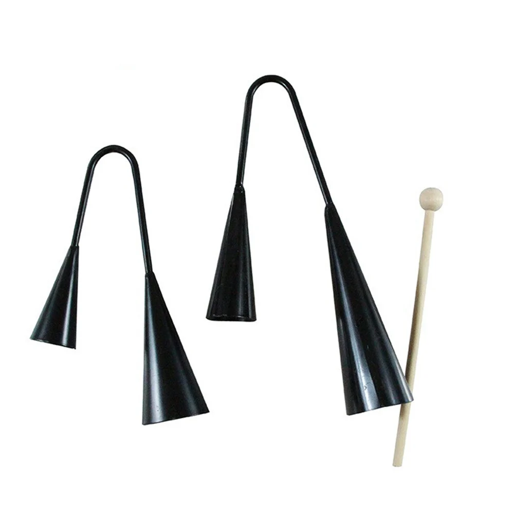 

Agogo Bell Two Tone Kids Instrument Samba Percussion Durable Portable Handheld Latin Music Accessories Children Early Education