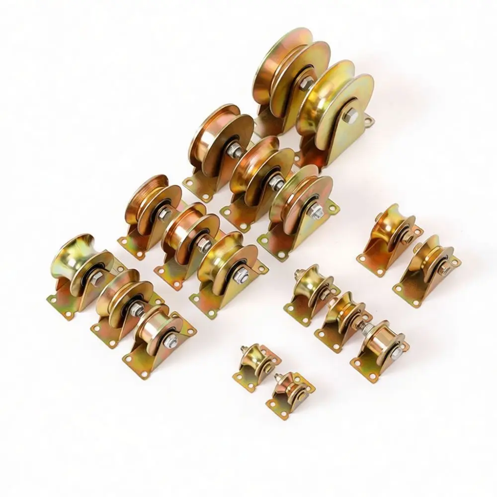 Industrial Guide Wheel For For Jinyang Sliding Door Track U V Type Groove Roller Steel Rail Bearing Hardware Material Handling
