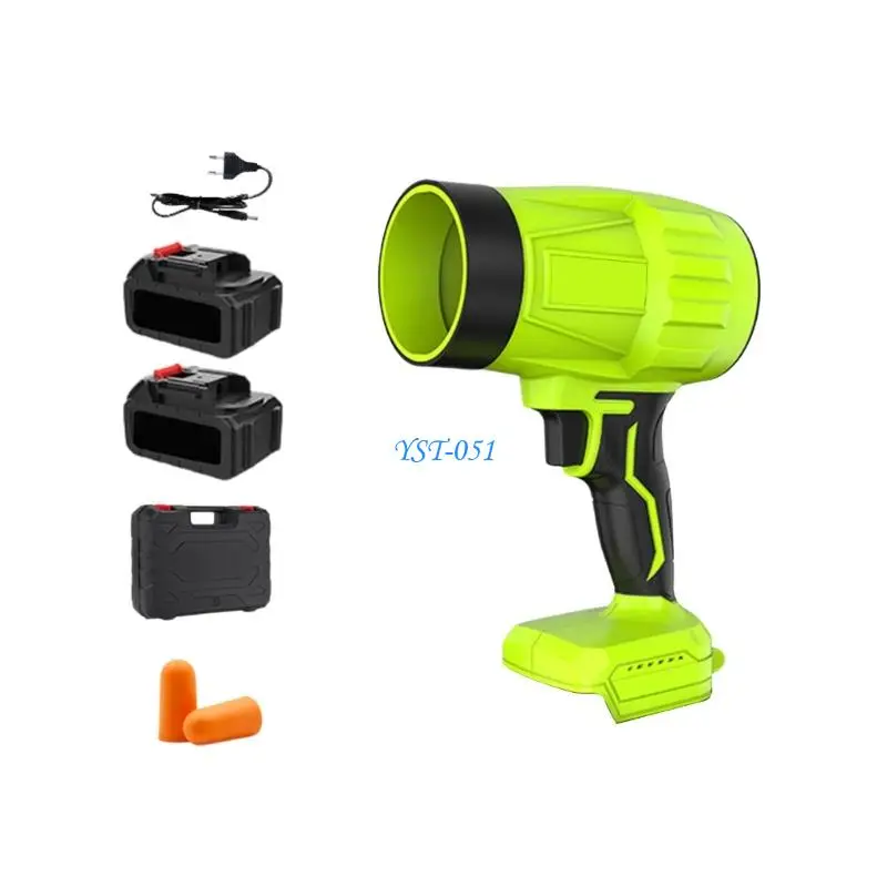 E15A Powerful 21V Battery Operated Garden Blower With 130 Cubic Meters Per Hour For Yard Maintenance