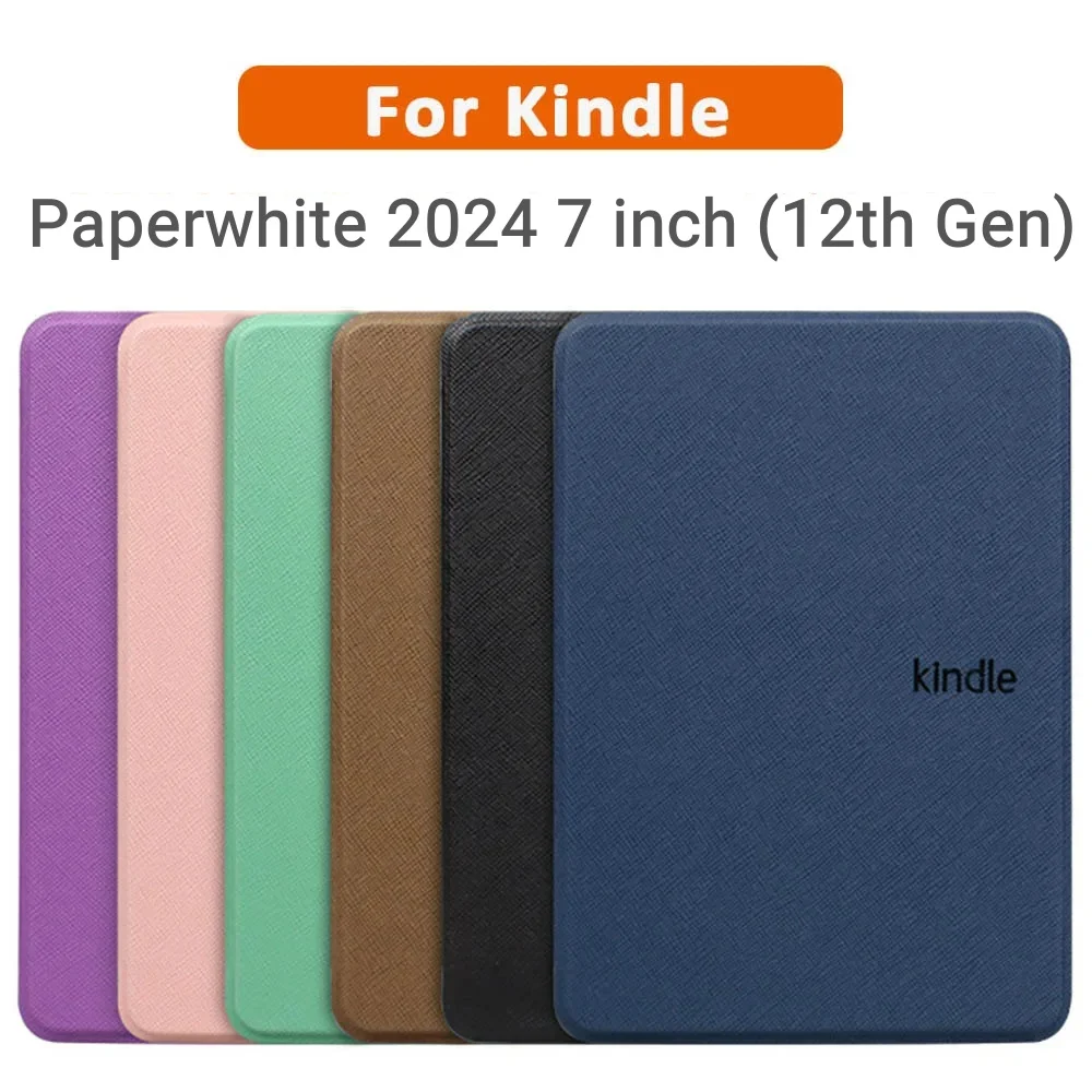 Case For Kindle Paperwhite 2024 12th Generation and Colorsoft 7 Inch Model No. SA569P SA568B Magnetic Protective Shell Pouch 7”