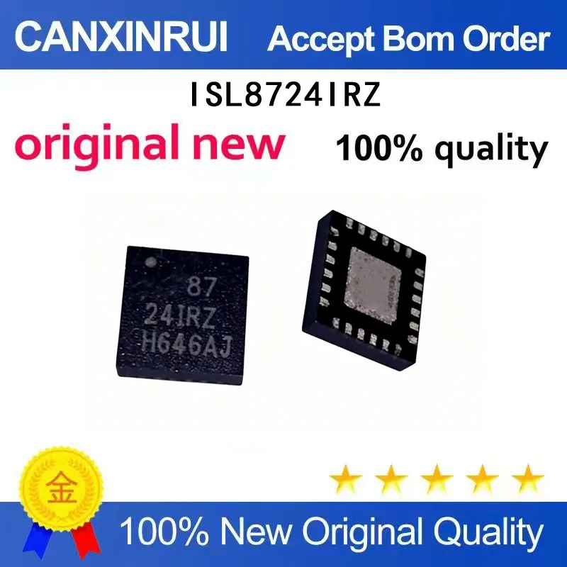 

(5-100 Pieces) Brand new original ISL8724IRZ 8724IRZ 24IRZ QFN spot chip IC