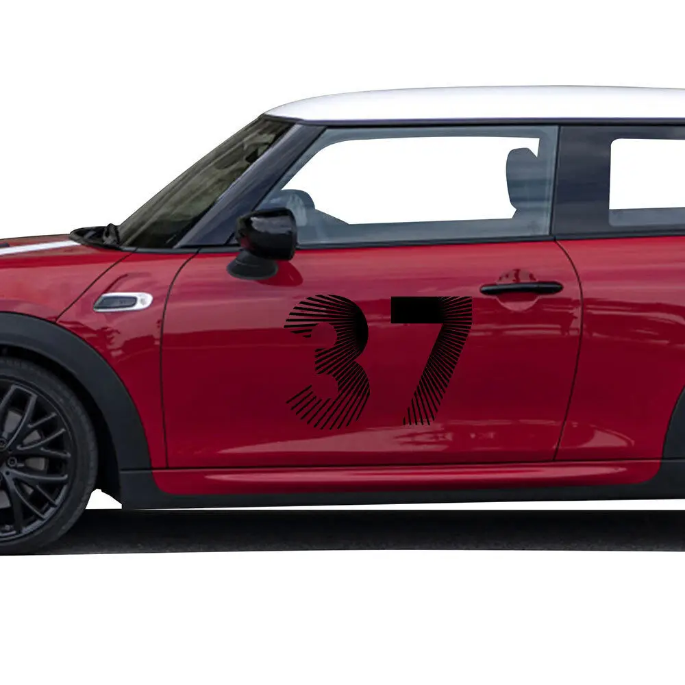 Hood Racing Stripe Bonnet Decal Stickers 37 Graphics for Mini Cooper F56 R56 F55 R57 R58 F54 F60 R60 CLUBMAN COUNTRYMAN