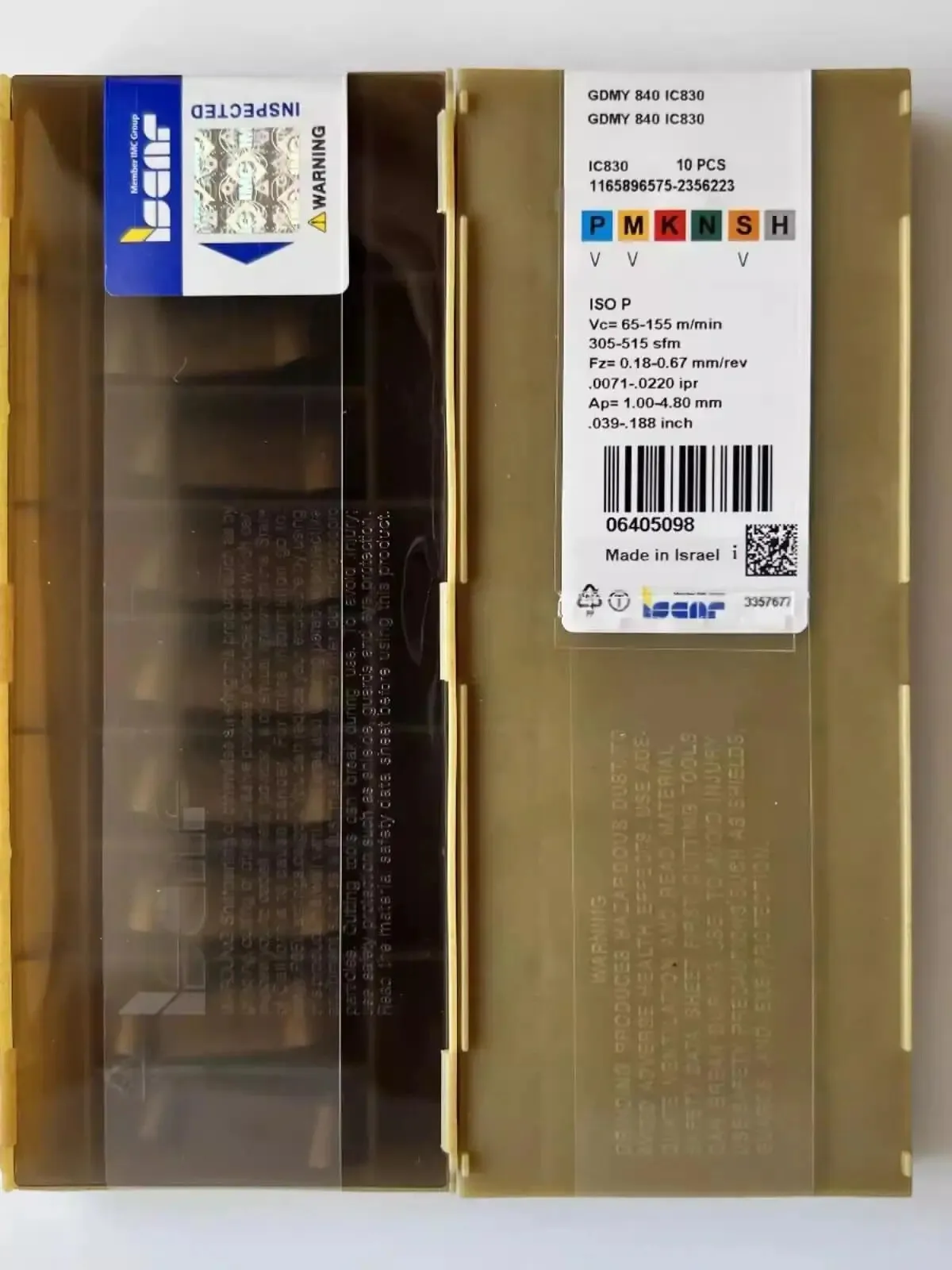 

GDMY840 IC808 Industrial indexable carbide inserts 10 Pcs