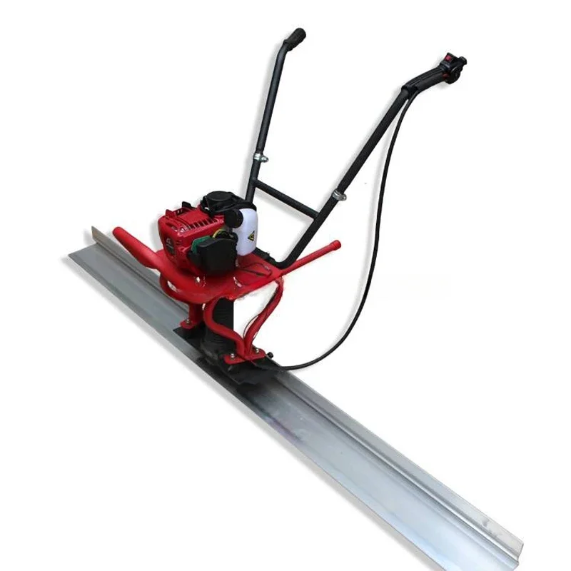 Industrial grade gasoline vibrating floor concrete ruler vibrating ironing plate for sale