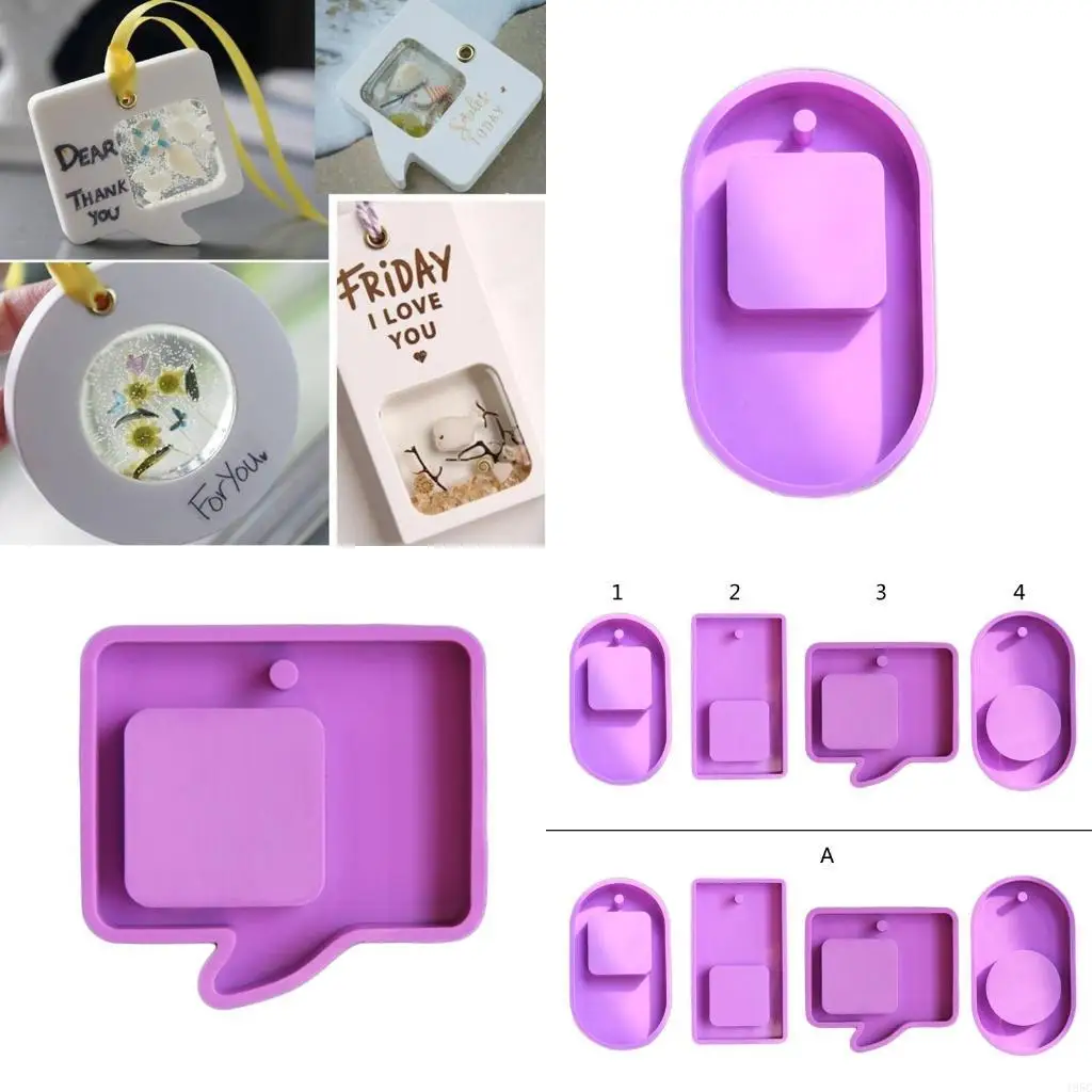 195C Hollow Mold Micro Natural Landscape Simulation Resin Decor DIY Pendant