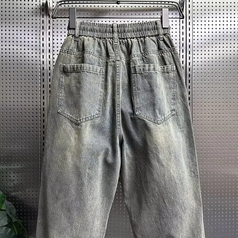 أزياء يابانية فنية على طراز هاراجوكو متعددة الاستخدامات كسول جينز بسيط ملابس شعبية جديدة