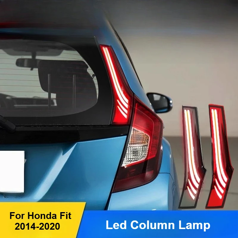 

For Honda Fit 2014 2015 2016 2017 2018 2019 2020 Column Lamp Led Flowing Daytime Running Light Rear Brake Warning Lamp