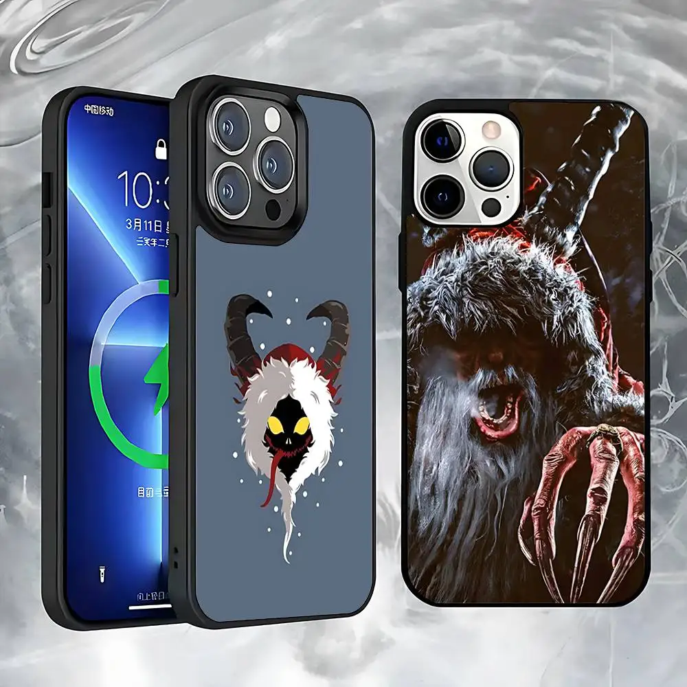

Ugly K-krampus art Magnetic Case: Compatible with IPhone 17,16,15,14,13,12,11,Pro,Max,Plus,Mini,SE4,E