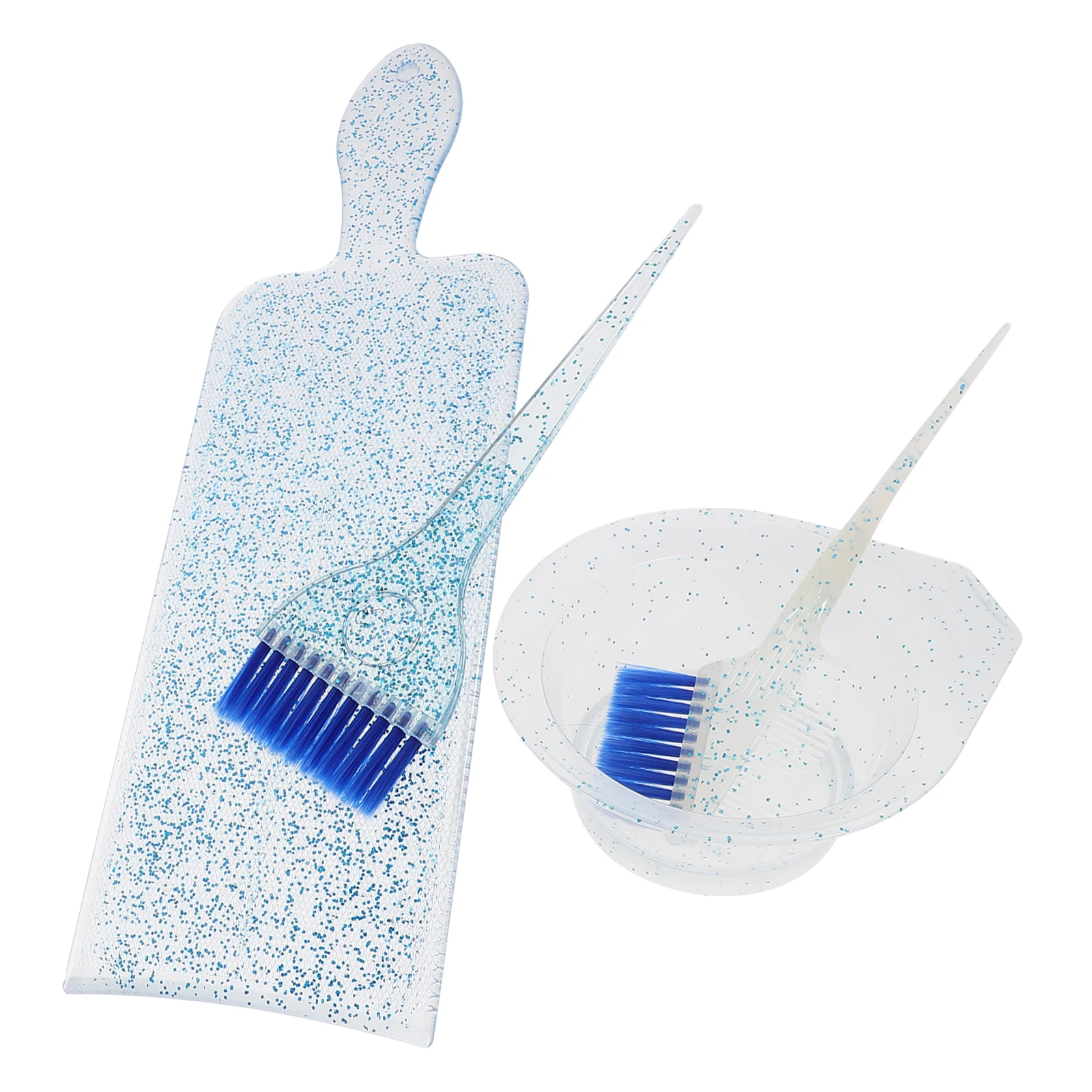 

Hair Pink Coloring Brush Mixing Kit Salon Supplies Bowl Use Dye Tools Accessories Comb Design Shimmer Effect