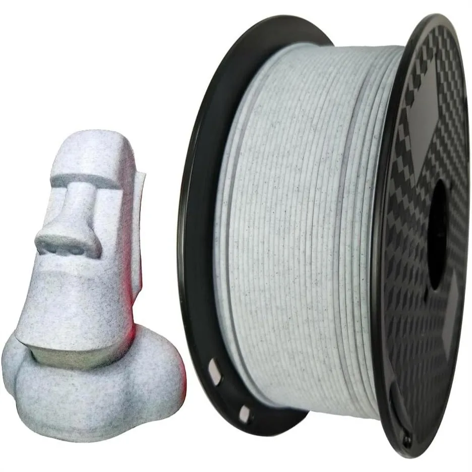 

PETG Filament 1.75mm Marble Color 1KG Spool, 3D Printer Material Stone Rock Texture for Most FDM Printers