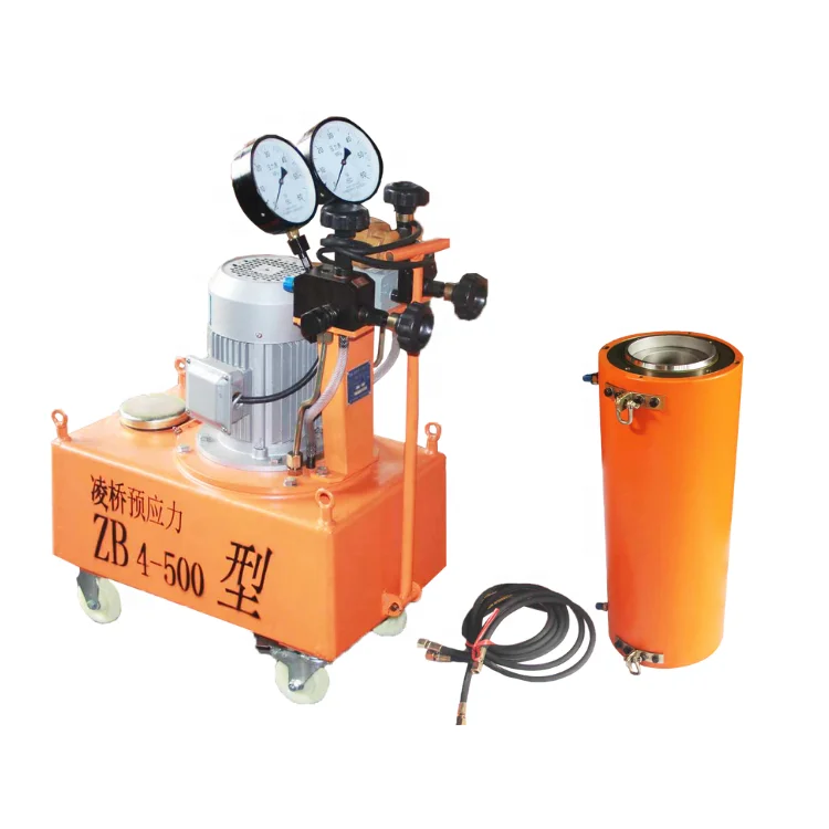 Factory Direct Supply De Alta Pressao 220V Small Synchronous Hydraulic Electric Oil Pump for Prestressed Concrete