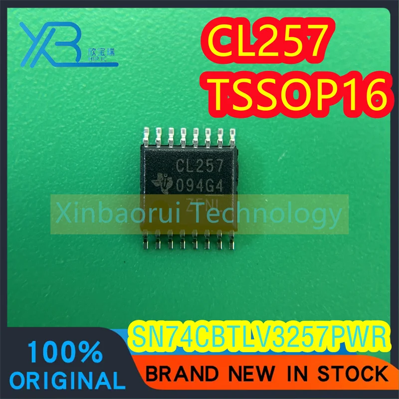 (5/30pieces) SN74CBTLV3257PWR SN74CBTLV3257 Parts Mark CL257 TSSOP-16 4-channel analog switch chip New in stock