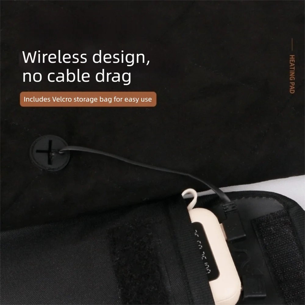 USB Charging Warm Heated Seat Mats Folding Fast Heating Portable Heated Seat Cushion Cold Resistant Lightweight