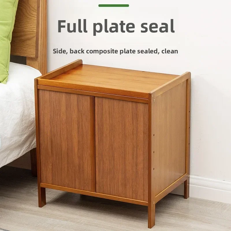 Stable Bedside table Simple solid wood small cabinet Light luxury storage cabinet Bedroom bedside European modern mini