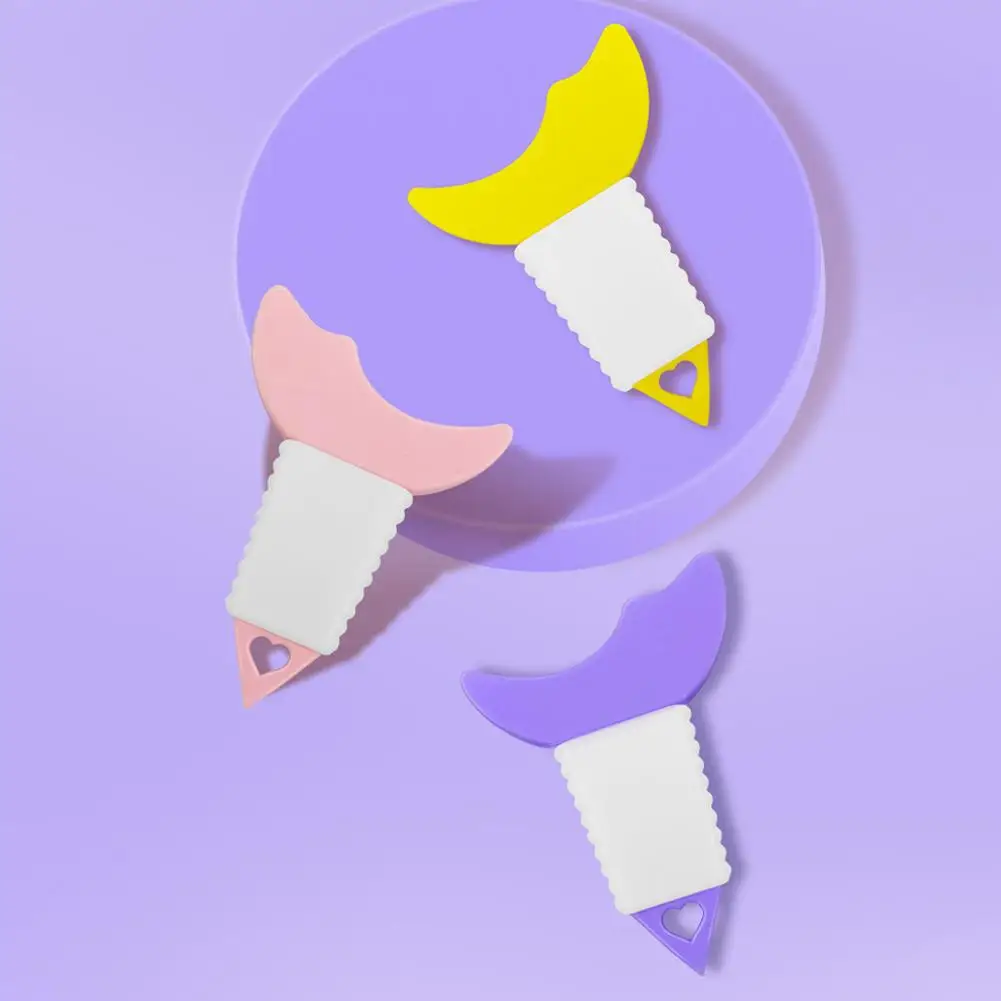 كحل الإستنسل قابلة لإعادة الاستخدام سيليكون كحل المعونة ماسكارا الحرس كحل العين ماكياج أداة للنساء المبتدئين J4H3 #2