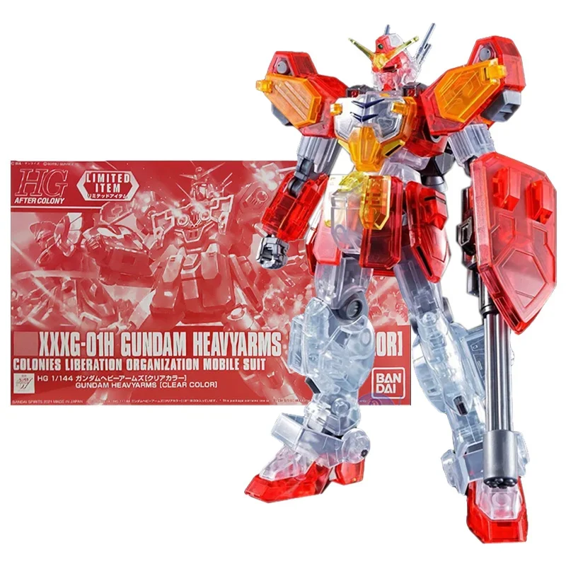 

Bandai Genuine Gundam Model Kit Anime Figure HG XXXG-01H Heavyarms Clear Color Gunpla Anime Action Figure Toys for Children