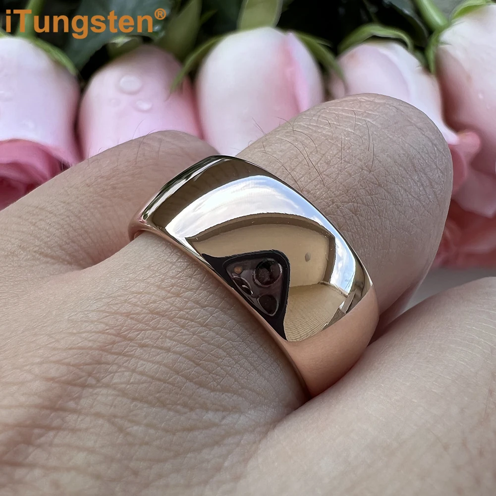 iTungsten 4mm 5mm 6mm 7mm 8mm 10mm I Love You Ring Men Women Tungsten Wedding Band Shiny Polished Comfort Fit