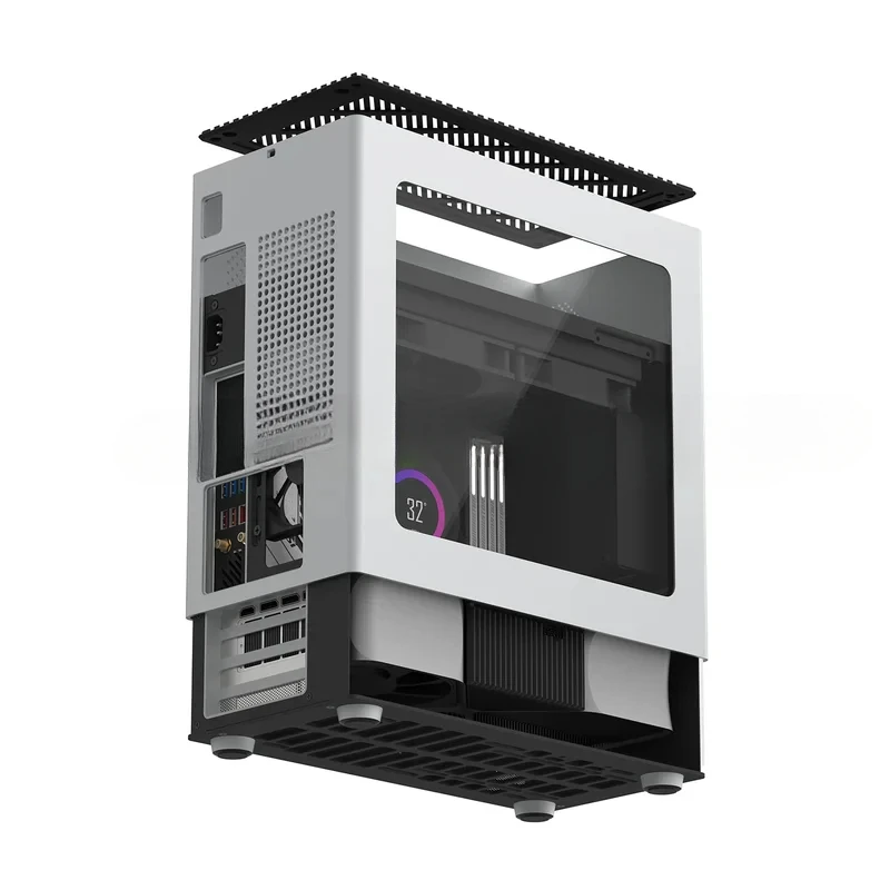 Directly Inserted Into-Cooled ITX Computer New COOJ Z18 Side Transparent MATX Aluminum Alloy Integrated Molding