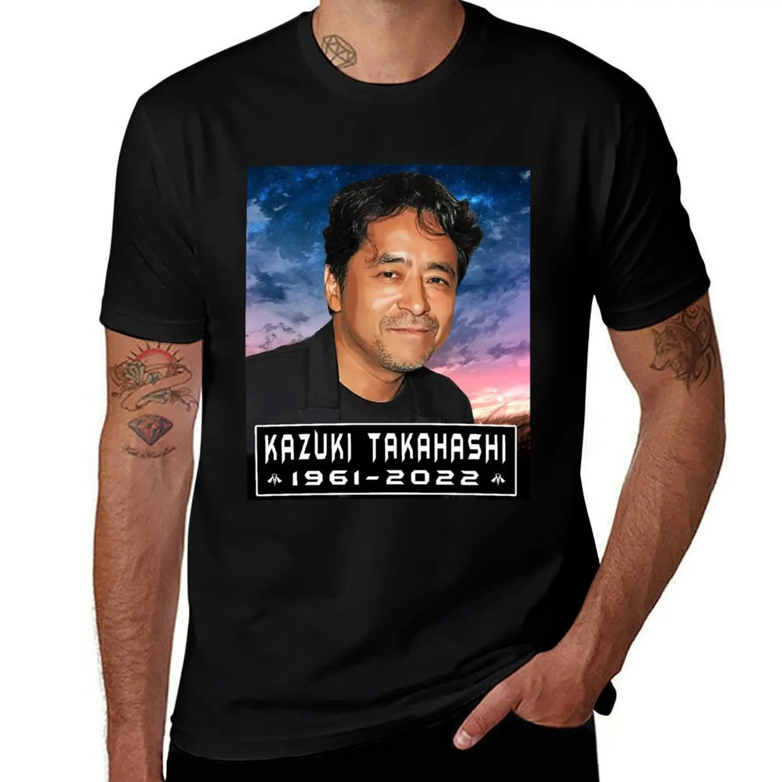 

Rest In Peace Kazuki Takahashi T-Shirt affliction shirts baggy shirts designer shirts quick drying mens clothes