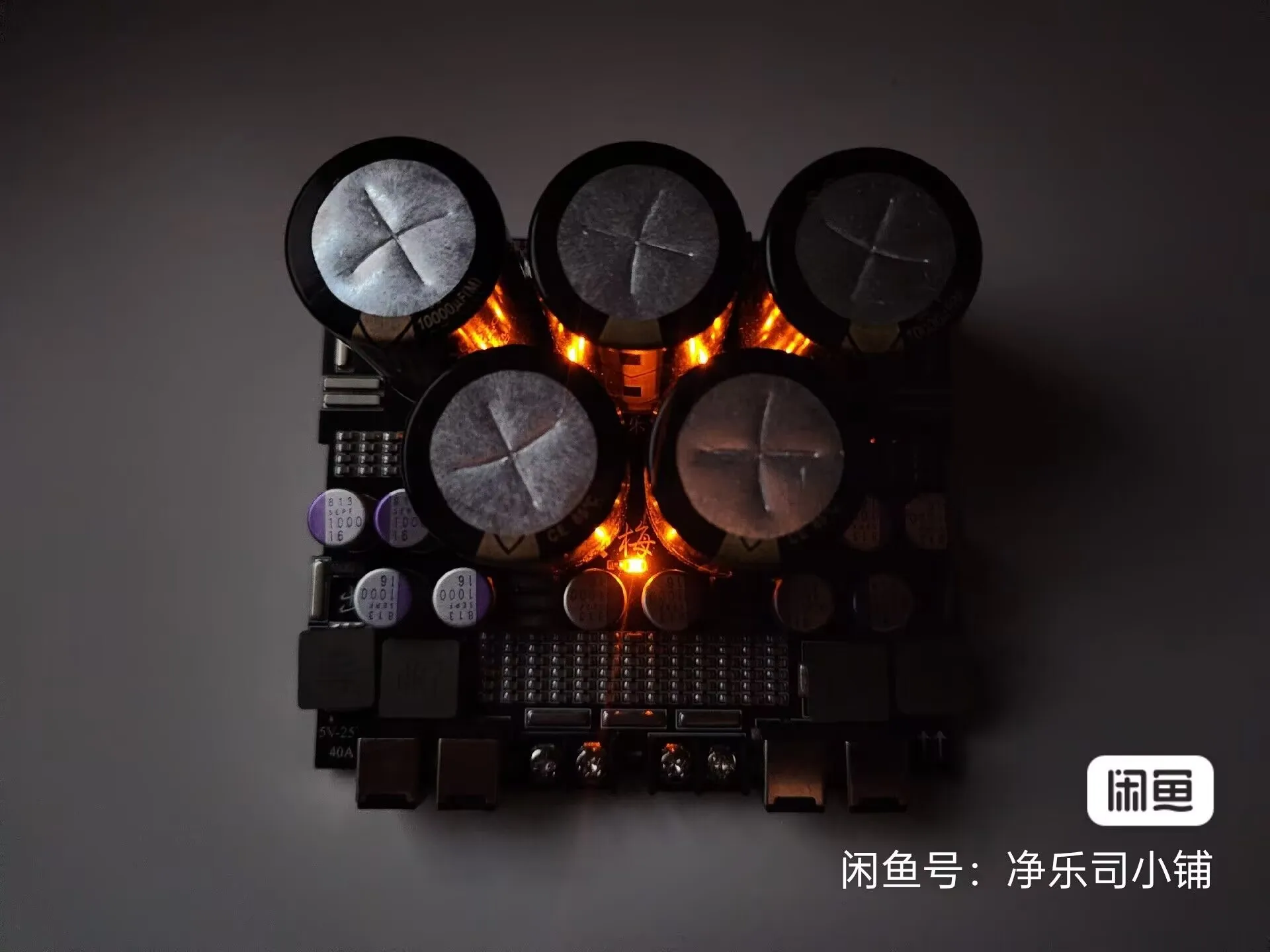 JingYueSi-Audio CNC Case 5V-25V 40A مناسبة لتحويل التيار الكهربائي NAS كارت الصوت DAC مكبر الصوت