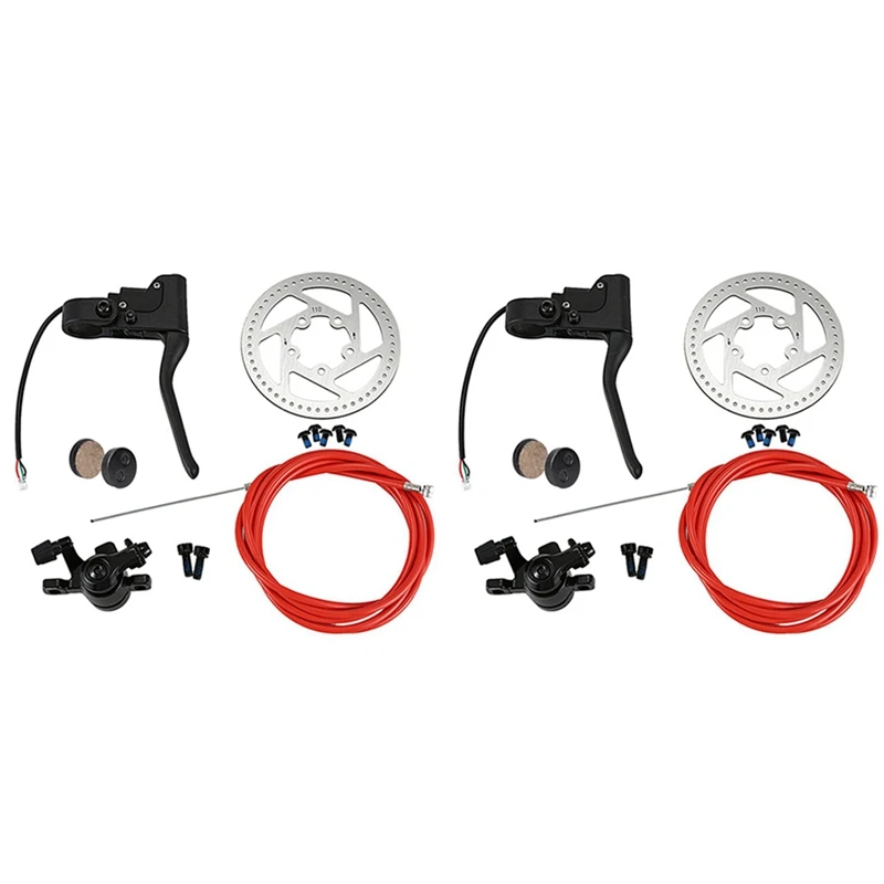 

Quality 2X Brake Lever Disk Break Cabel Kit Set For Xiaomi Mijia M365 Electric Scooter Parts Replacement(110Mm M365)