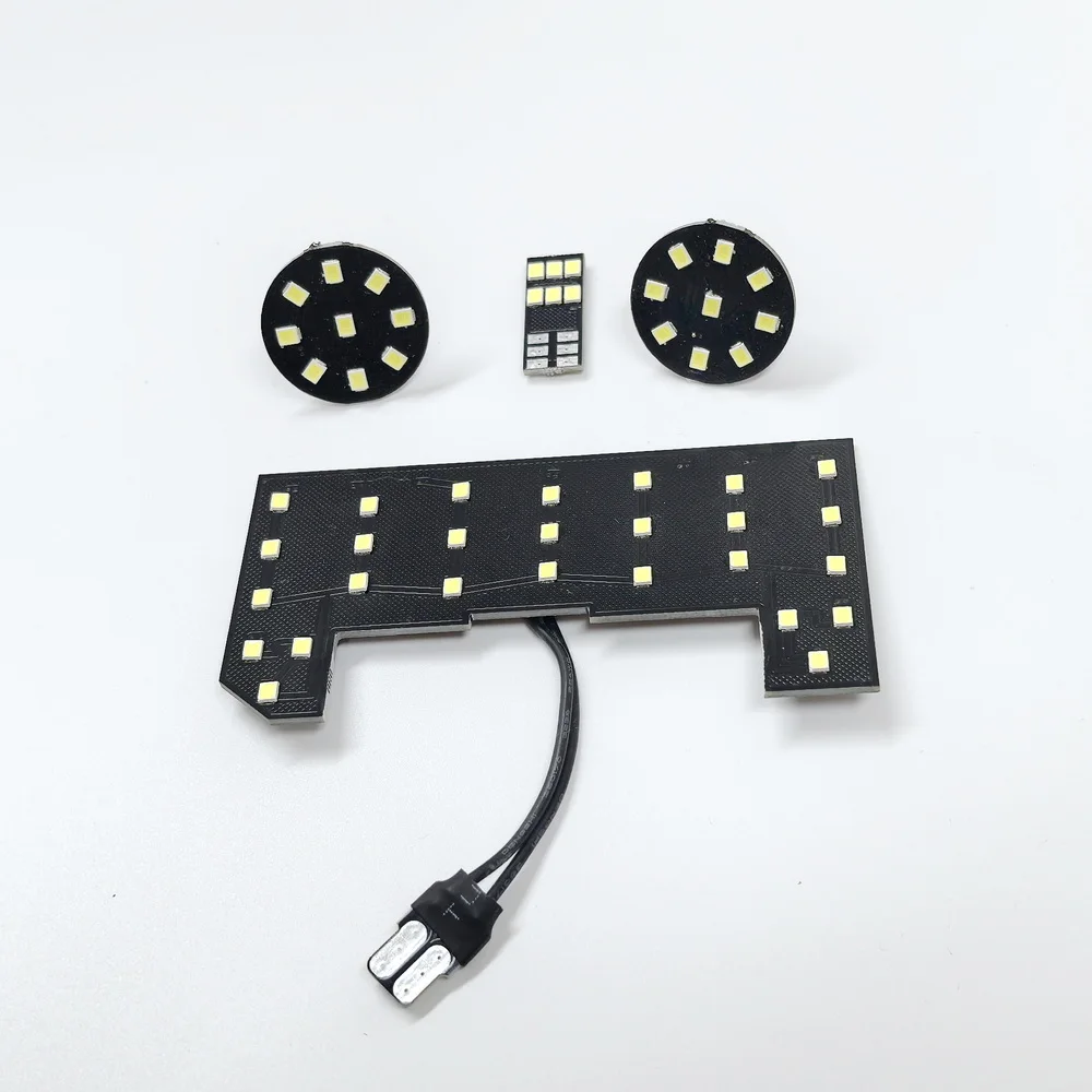 

July King 4-х шт. автомобильные лампы для чтения для Toyota Raize Daihatsu Ativa A200A A210A 2019.11-ON, 2835SMD 6000K светодиодный внутренний купольный светильник