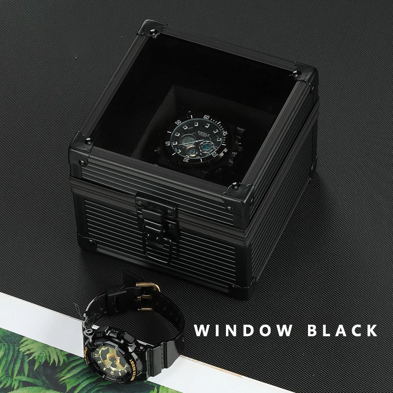1/3/5 Slots Aluminum Suitcase Case Display Storage Box Watch Storage Box Case Watch Bracket Clock Watch Clock Box Tool Box