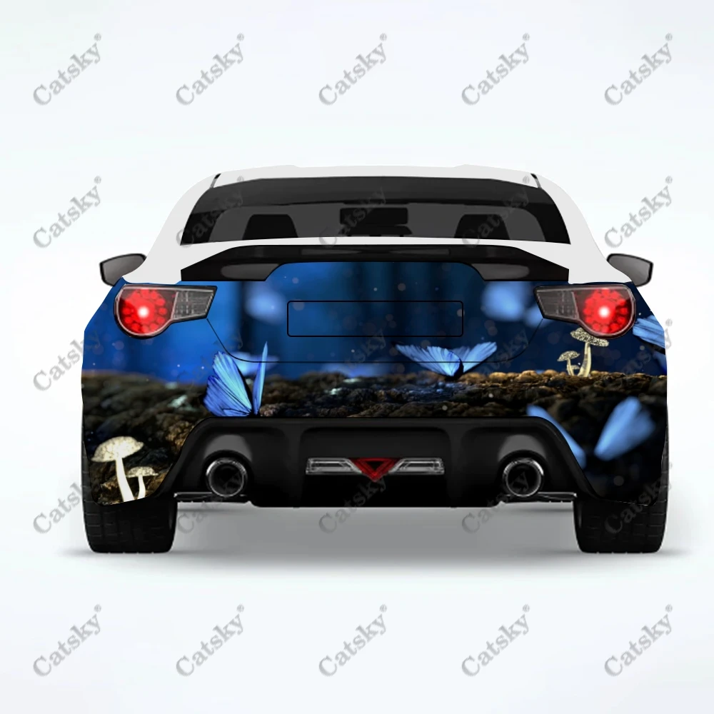 

color Butterfly Car stickers truck rear tail modification painting suitable for truck pain packaging accessories decals