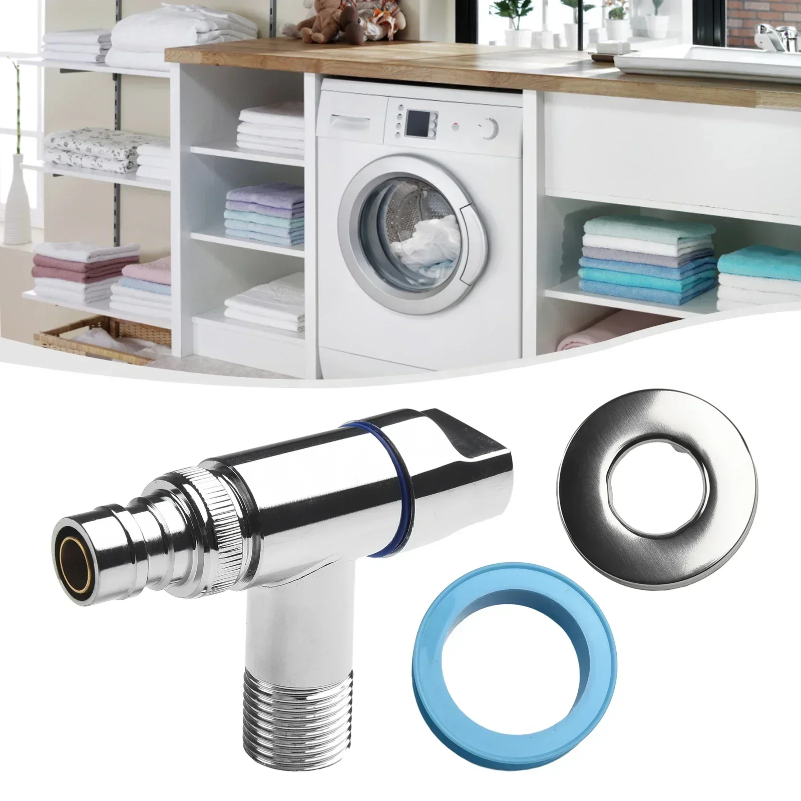 

Смеситель для стиральной машины Eeatop, латунный стопор для воды, угловой клапан быстрого открытия G1/2, зажим для остановки воды, автоматическая пробка для воды, пряжка, летучая мышь