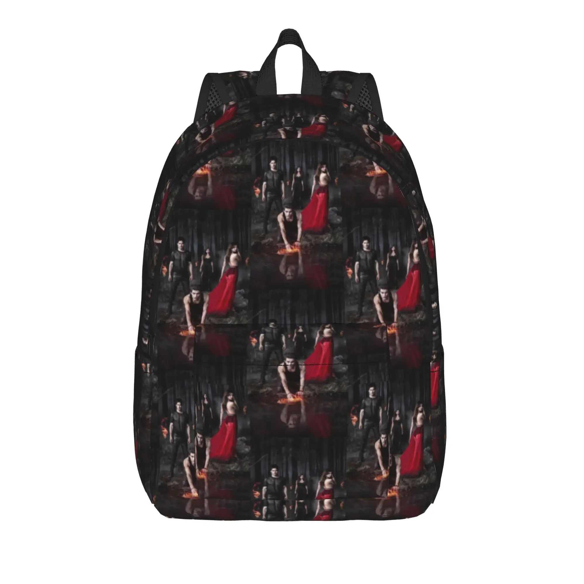 The Vampire Diaries Resuable Movie Backpack Damon Salvatore Casual Backpacks Male Workout Durable School Bags Colorful Rucksack