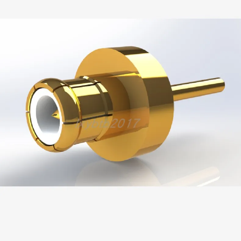 

MCX-JHD14 RF Connector Extended MCX-JE Single Pin PCB Solder Board Round Straight Male 50 Ohm