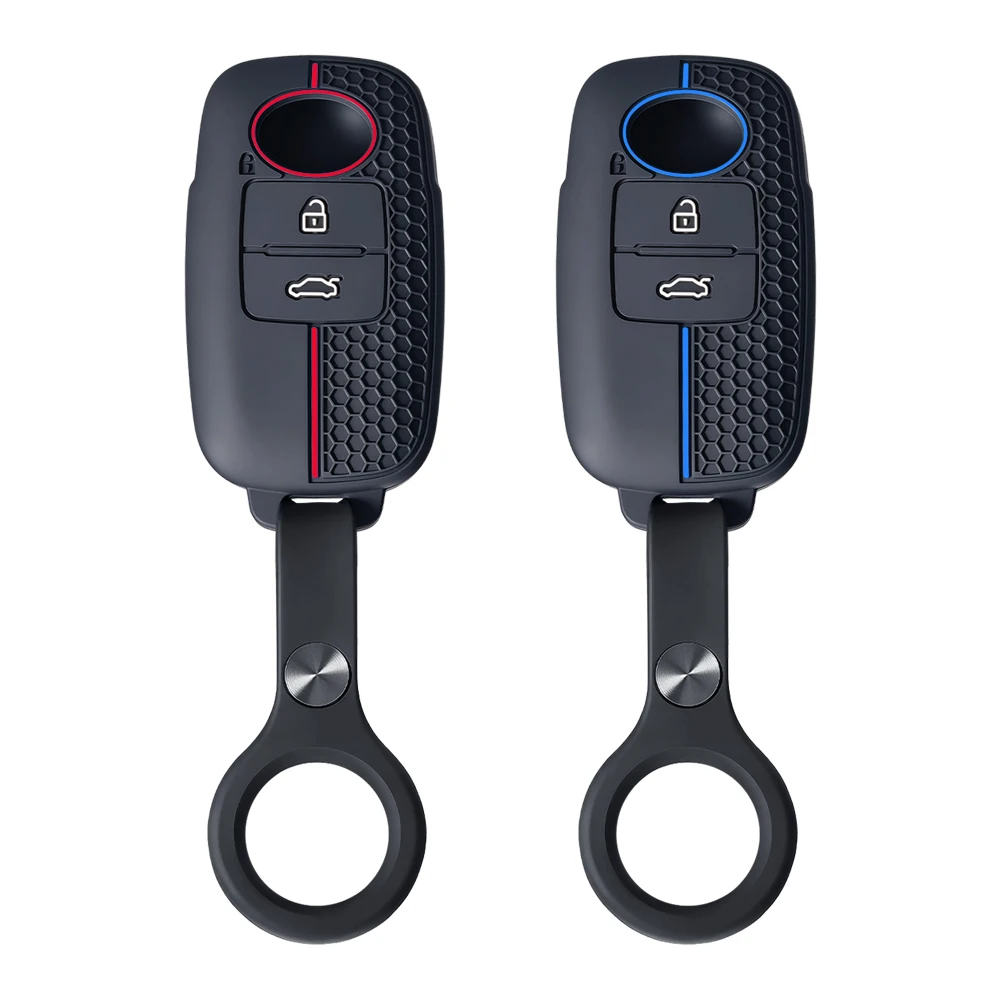 Auto Shell Fob for Toyota Perodua Yaris Ativ Raize Veloz Avanza Rush Daihatsu Malaysia Silicone Smart Remote Car Key Case Cover