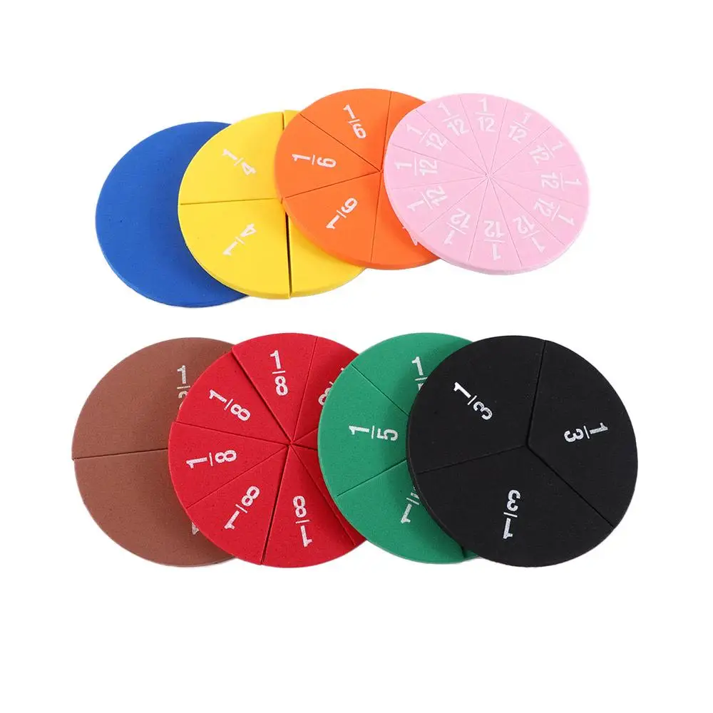 Tool Math Toy Teaching Gifts Math Teaching Toy Fraction Instrument Demonstrator Montessori Educational Fraction Educational