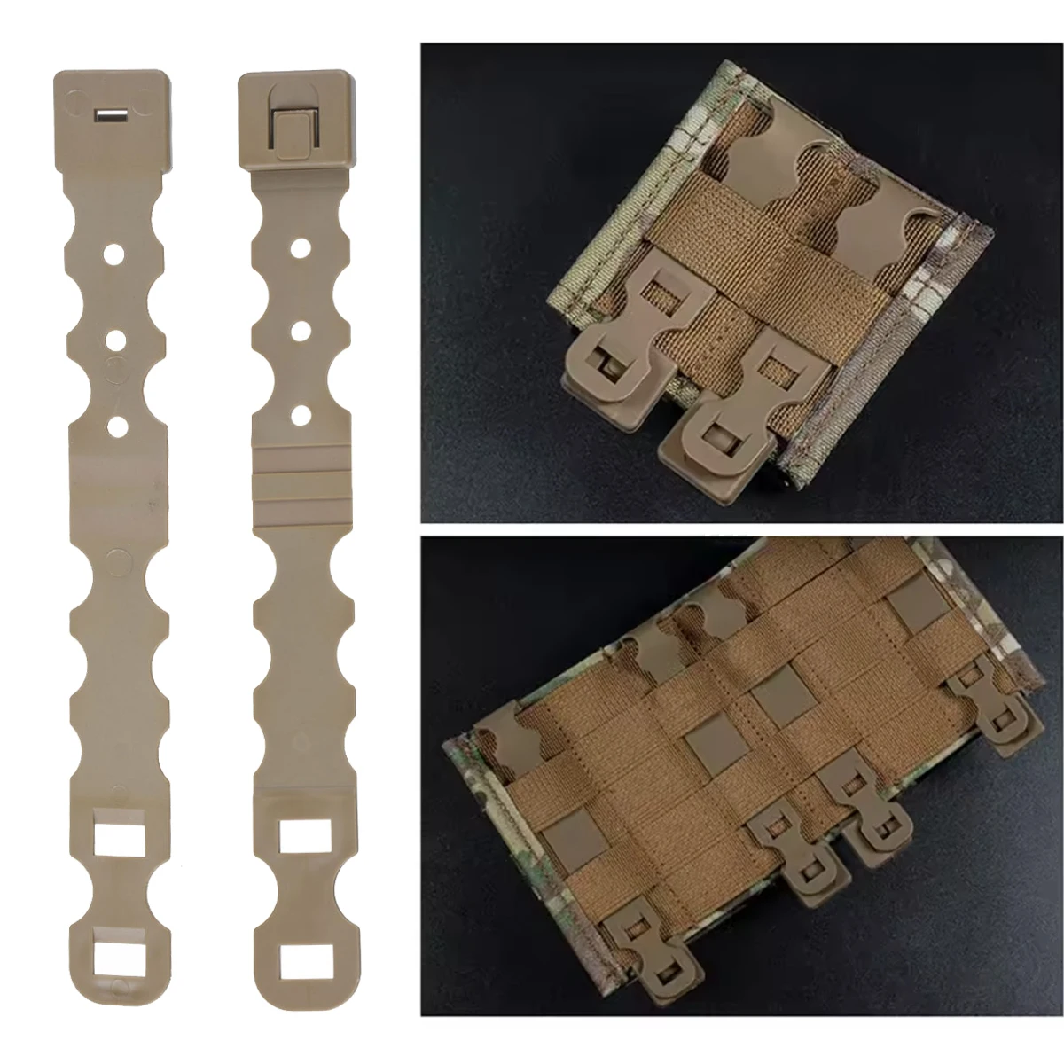 

Durable Molle System Malice Clips Strap Buckle Accessory 21cm Nylon Quick Release Strip For Magazine Pouch Tactical Pouches