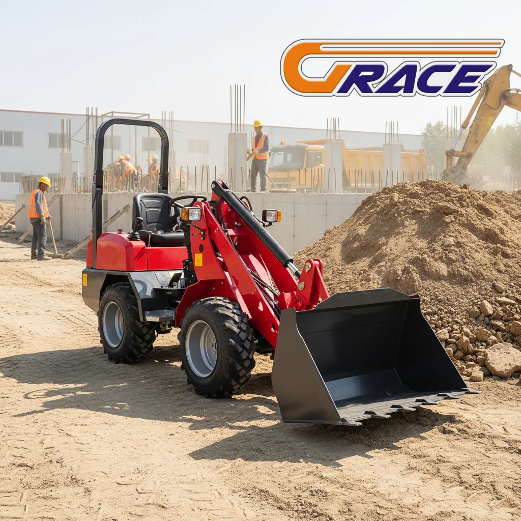 Customized 1 Ton Wheel Loader EURO 5 Lightweight Loader Warehouse Use Fast Shipping Sale