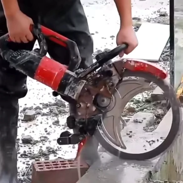 High Performance Concrete Wall Cutter Machine Handheld Concrete Wall Cutting Ring Saw Concrete Cutting Tools Easy to Operate ﻿