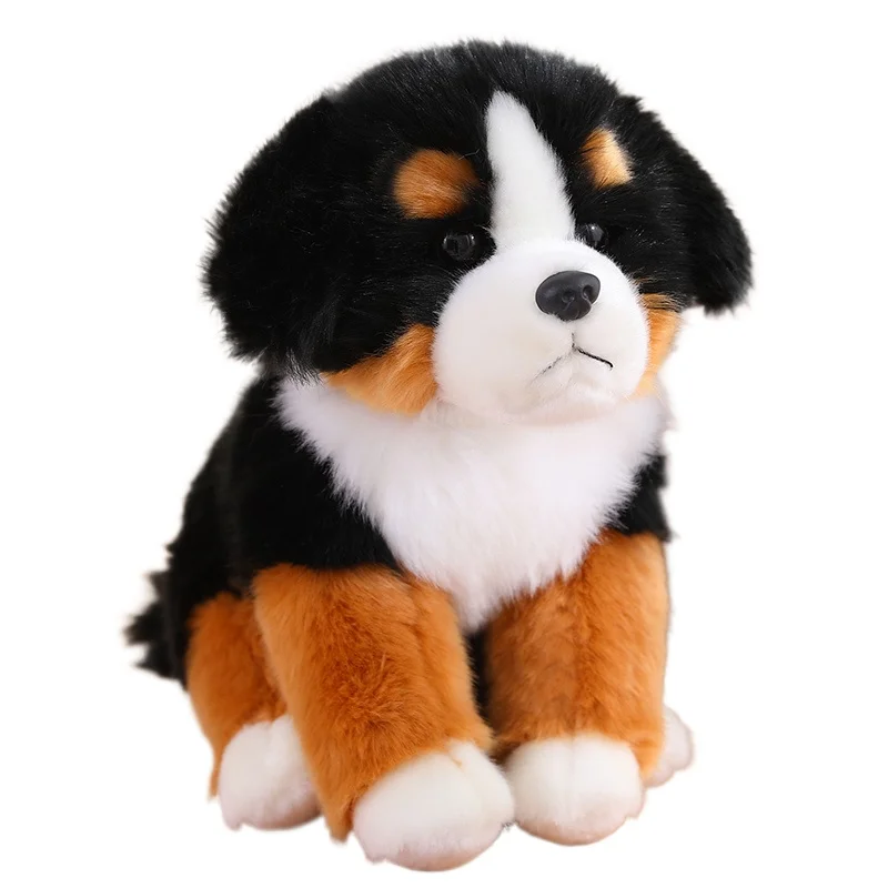 New Arrival Dingoes Doberman Bernese Mountain Dog Plush Toys Stuffed Animal Dolls for Gift