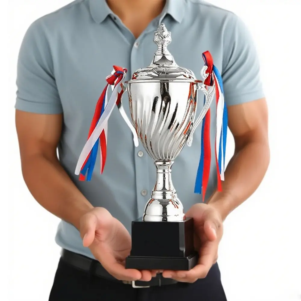 35/32/29/40/45/52CM Trophy Cup Gold Silver Bronze Metal Cup Award Cup Large Size Plastic Sculpture Champion Trophy Team Prize