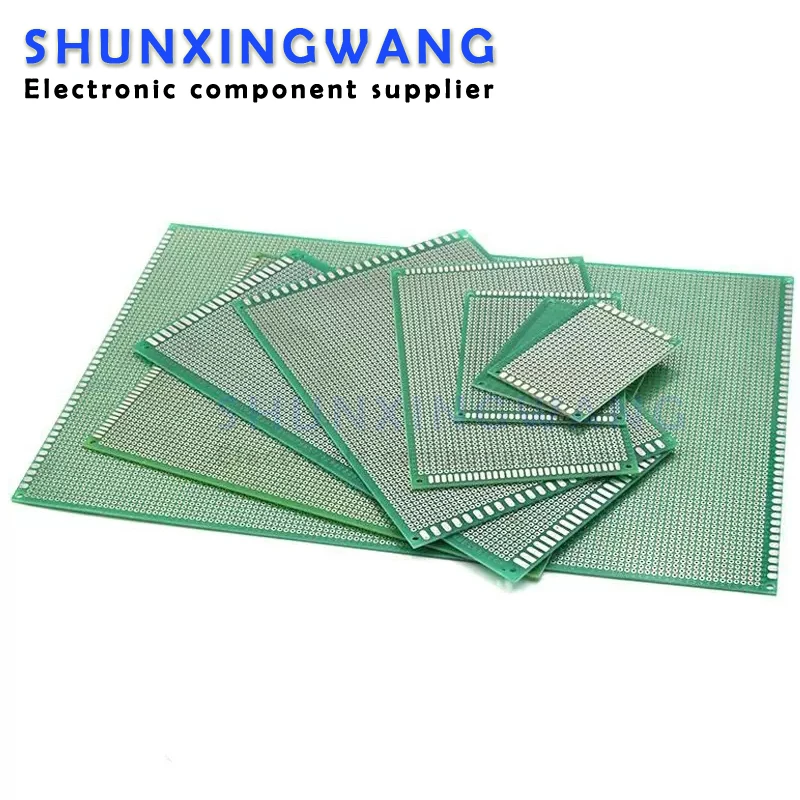 Double sided tin plating thickness 1.6 high-quality glass fiber board tin spraying test board PCB 2.54 spacing hole board