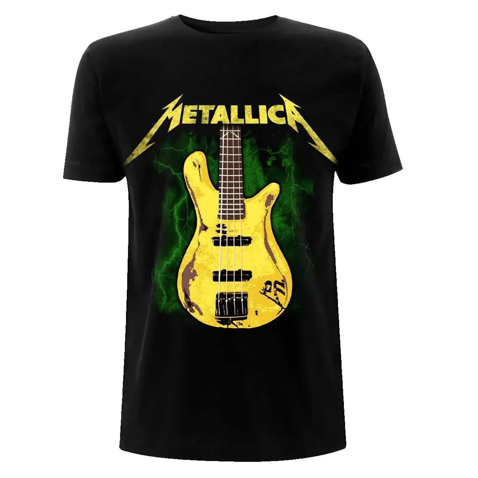 Camiseta Vintage Metallica Washburn XB120 para hombre y mujer, ropa de verano 100% algodón, camiseta gótica de manga corta de alta calidad, ropa de calle