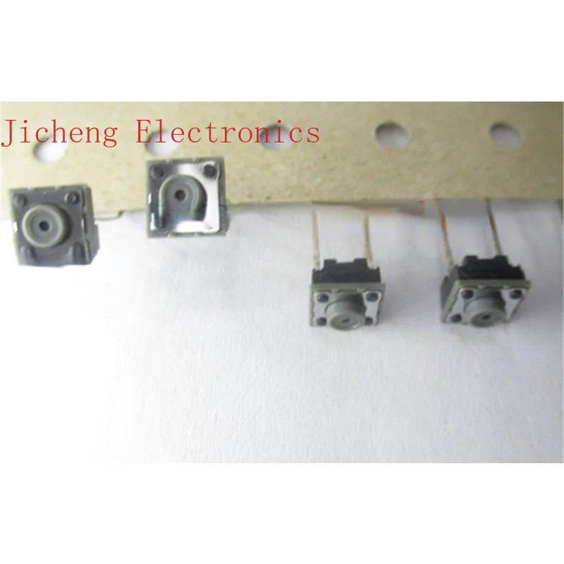 

10PCS Imported Japanese Waterproof Silicone Touch Switch 6*6*5 Straight Into 2-pin Square Button Micro Soft Head.