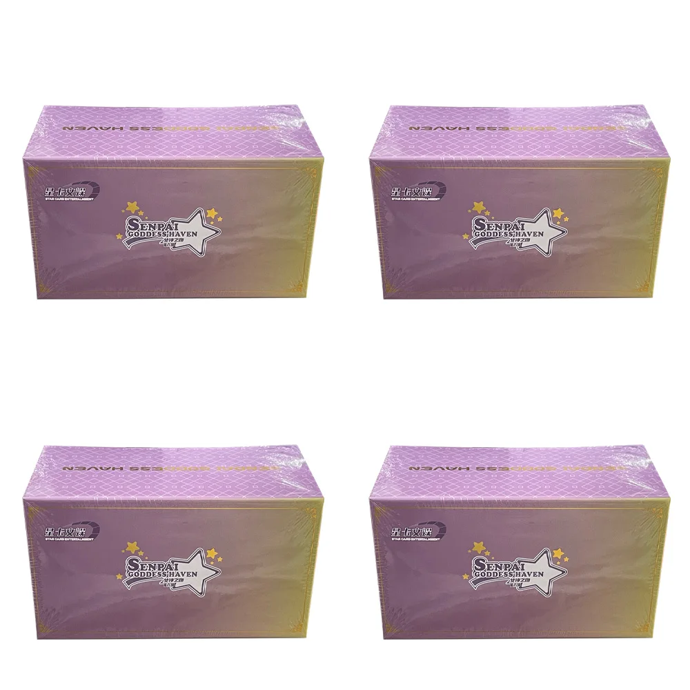 Goddess Stoey SENPAI GODDESS HAVEN 6 TCG Anime Girls Collection card 1 Box 90Pcs MR SSR CP Limited cards Child toy