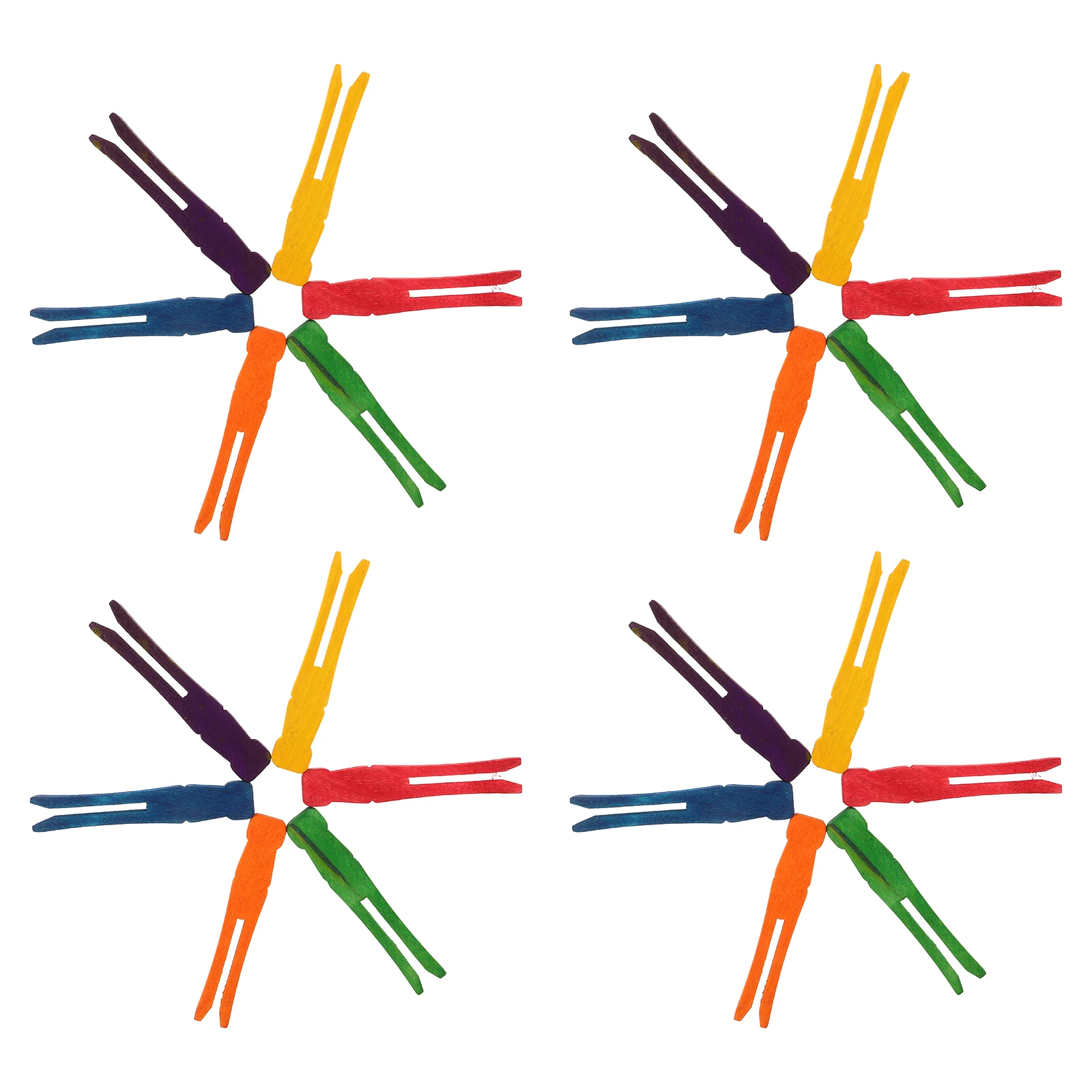 

50pcs Clothespins Craft Laundry Hanging Clips Decorative Unfinished Wood Pegs Tiny Decorative Clothespin Functional