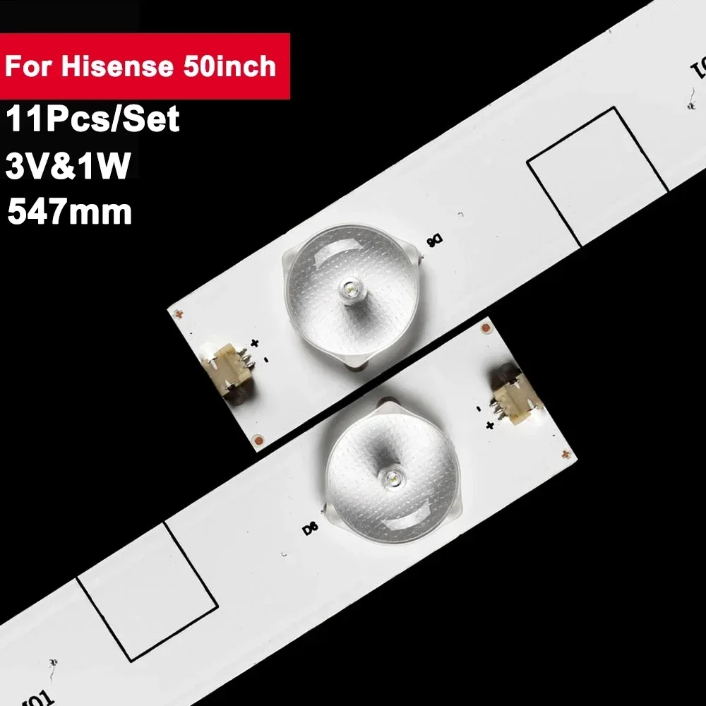 

5Set 547mm 50in LED Backlight Strip for Hisense 6led 50K20JD 50EC280JD 50K560U 50K22DG 50H5G NS-50D421NA16 50K320U 50EC280