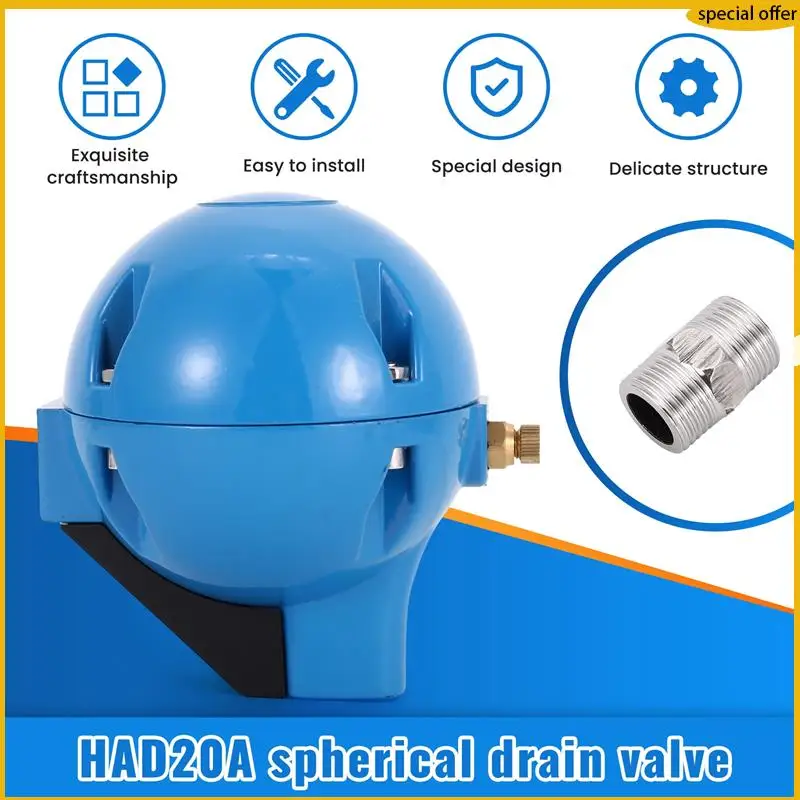 A50I Had20b Spherical Drain Valve Automatic Drain Filter Air Compressor Automatic Drain Valve